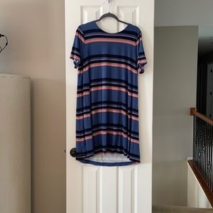 Loft outlet striped t short dress